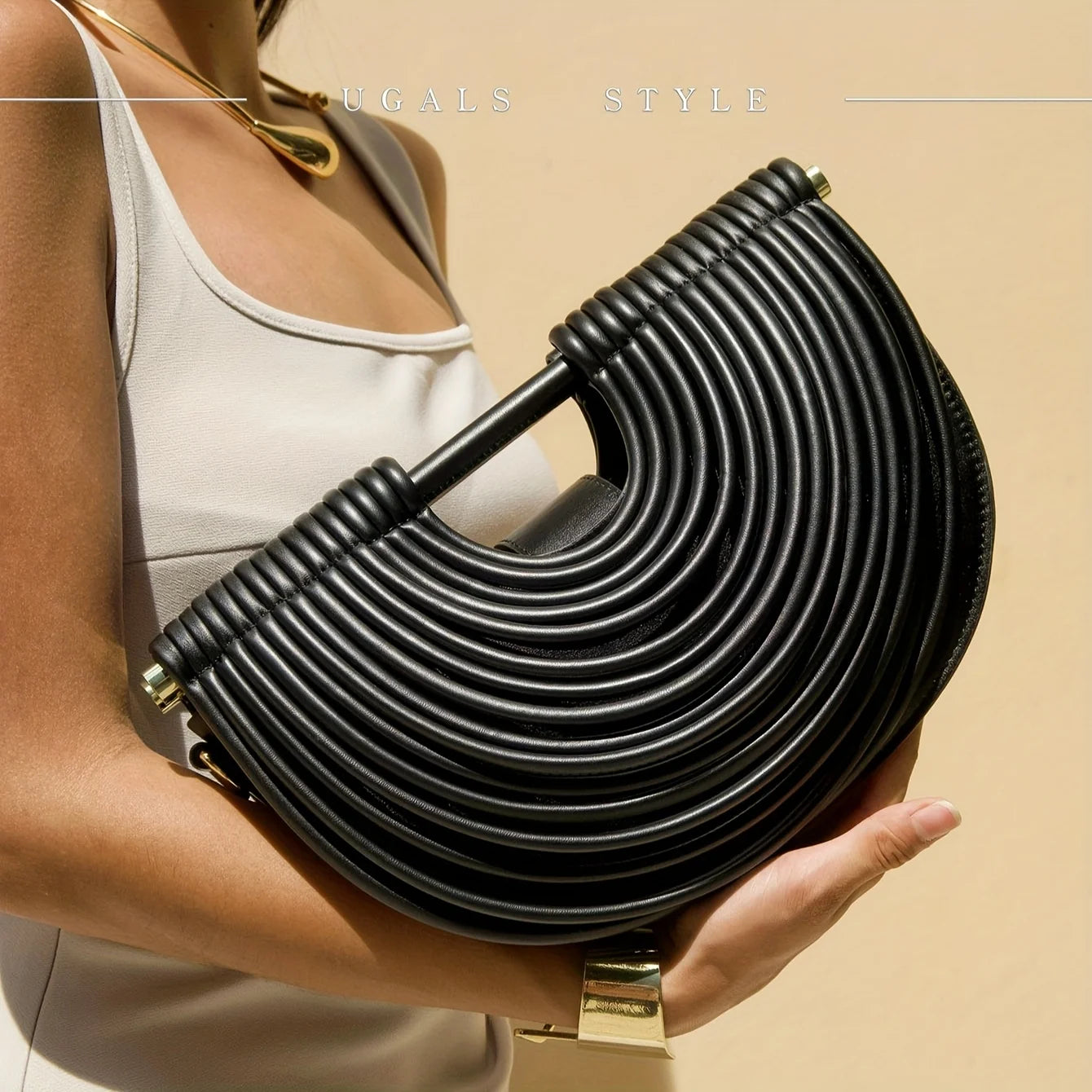 Chic Gold Luxury Handwoven Noodle Hobo Bag - New Designer Evening Clutch for Women 2025