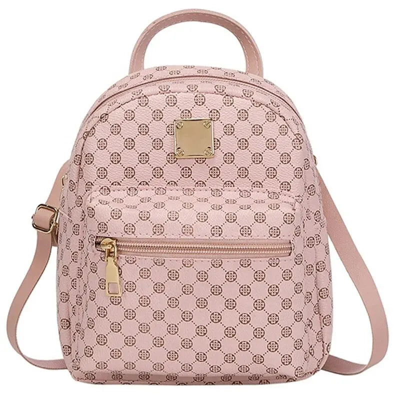 Chic Cat Pattern PU Crossbody Bag - Stylish Solid Colour Single Shoulder Handbag for Women