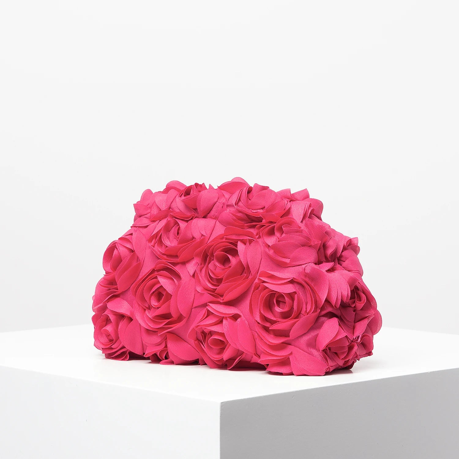 Chic Elegant Rose Clutch Bag - Perfect Accessory for Weddings, Parties & Special Occasions - Unique Gift for Her (Random Pattern)