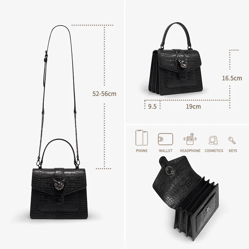 2025 Women's Genuine Leather Handbag - Luxury Designer Casual Shoulder Purse