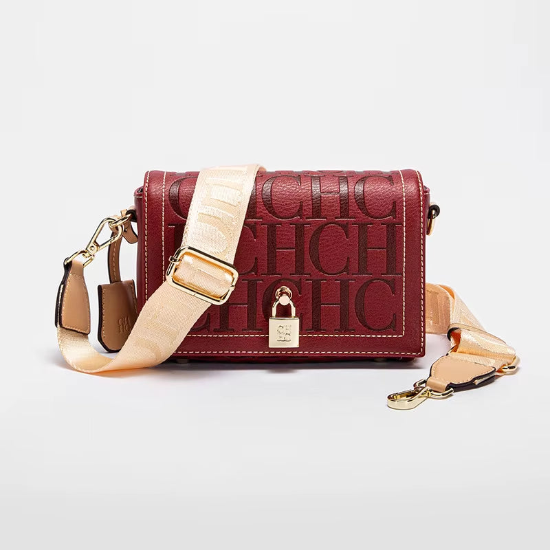 Luxury Fashion Women's Shoulder Bag with Elegant Metal Buckle - 2025 Trendy Printed Design