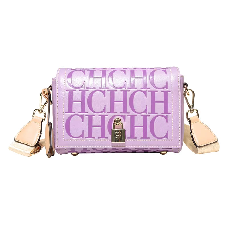 Luxury Fashion Women's Shoulder Bag with Elegant Metal Buckle - 2025 Trendy Printed Design