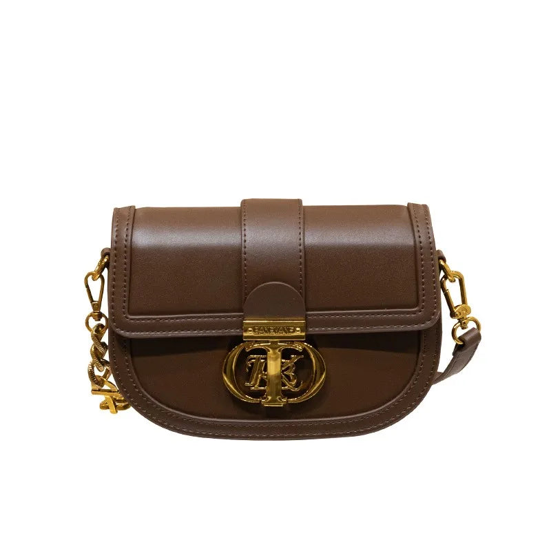 Chic 2024 Genuine Leather Women's Underarm Handbag - Trendy Spring/Summer Crossbody Design