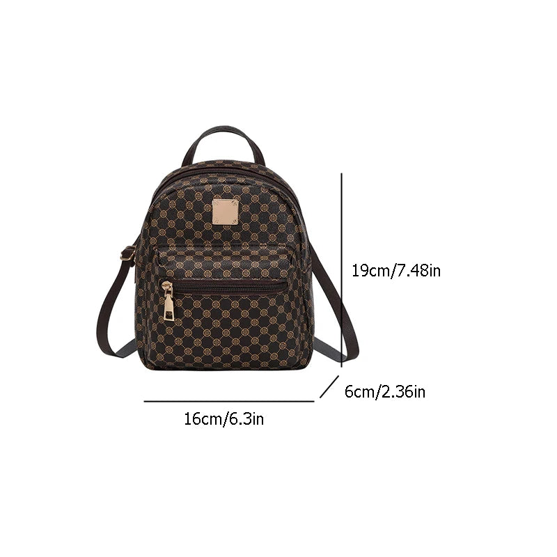 Chic Cat Pattern PU Crossbody Bag - Stylish Solid Colour Single Shoulder Handbag for Women