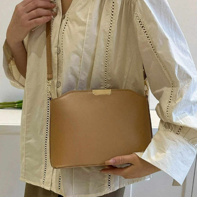 Trendy Candy Color Women's Messenger Bag - Casual Shell Shoulder & Crossbody Handbag for Parties