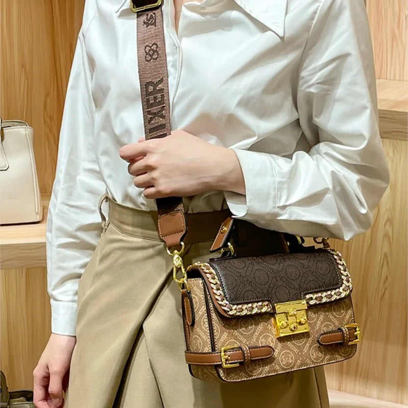 Elevate Your Style: 2024 Autumn/Winter Luxury Genuine Leather Handbag - Chic Crossbody & Shoulder Bag for Women