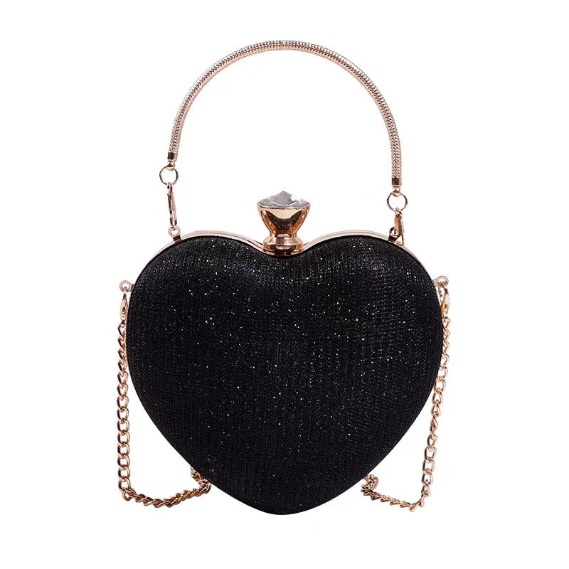 Luxury Gold Silk Circular Evening Bag with Rhinestone Detail - Elegant Clutch for Women’s Banquet & Party Events