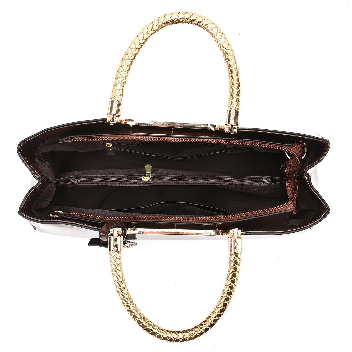 Chic Glossy Evening Clutch - Stylish Handbag for Parties & Weddings with Zipper Closure and Soft Lining