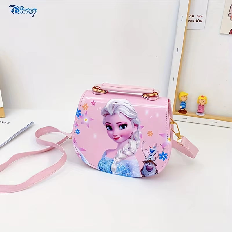 New Kindergarten Girl Frozen Princess Shoulder Bag Children Cartoon Elsa Handbags Travel Outlet Crossbody Bag