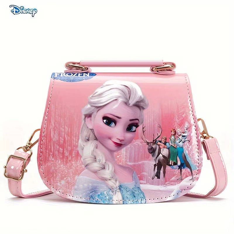 New Kindergarten Girl Frozen Princess Shoulder Bag Children Cartoon Elsa Handbags Travel Outlet Crossbody Bag